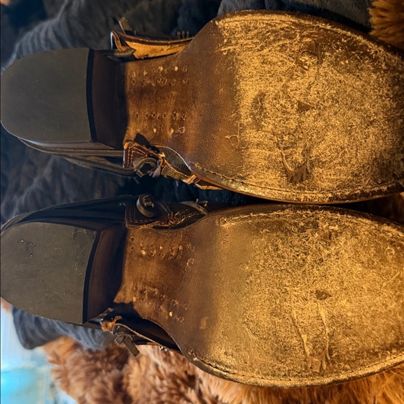 Freebird by Steven Crue-Copper Multi Strappy Ankle Boots - Picture 8 of 8